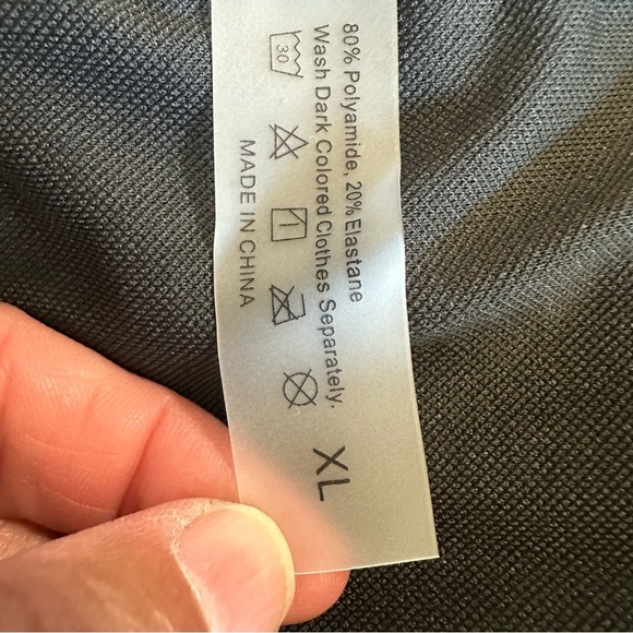 Classic Black High-Waisted Swim Bottom - Picture 3 of 3